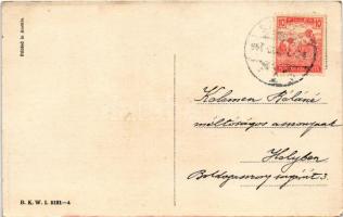 Boldog karácsonyi ünnepeket! Korcsolyázó hölgyek / Christmas greeting, ladies ice skating. B.K.W.I. ...