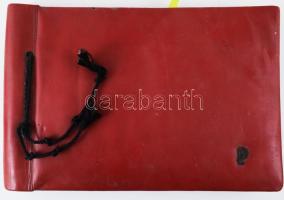 cca 1940 Fényképalbum 55 db fényképpel, katonaruhás, autós, hidas stb képekkel.