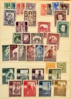 Ausztria Portó és Forgalmi bélyegek + Olaszország régi összeállítás 10 lapos közepes berakóban, benn...