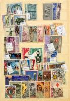 Ausztria Portó és Forgalmi bélyegek + Olaszország régi összeállítás 10 lapos közepes berakóban, benn...