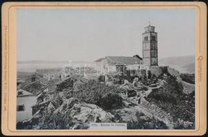ca 1890 Abbazia, Castua. Keményhátú kabinetfotó Stengel. 16x11 cm