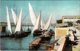 Cairo, Le Caire; Opening of the Great Nile Bridge (Rb)