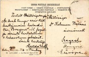 Cairo, Le Caire; Opening of the Great Nile Bridge (Rb)