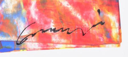 Olvashatatlan jelzéssel: Színes kavalkád. Vegyes technika, karton. 85x54 cm