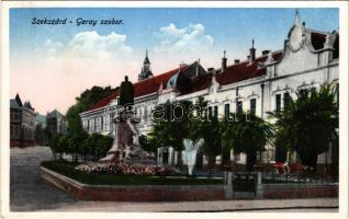 1928 Szekszárd, Garay szobor, automobil