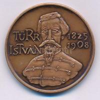 Lantos Györgyi (1953-) 1988. "Türr István 1825-1908 / MÉE XVIII. Vándorgyűlés - Baja" kétoldalas bronz emlékérem (42,5mm) T:AU Adamo BA3