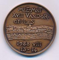 Lantos Györgyi (1953-) 1988. "Türr István 1825-1908 / MÉE XVIII. Vándorgyűlés - Baja" kéto...