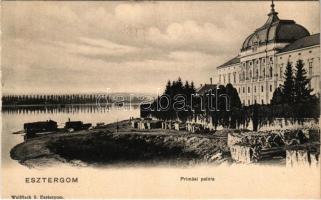 Esztergom, prímási palota. Wallfisch S. kiadása (EM)