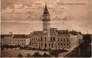 1907 Hódmezővásárhely, Városháza. Kiadja Dura Lajos (EK)