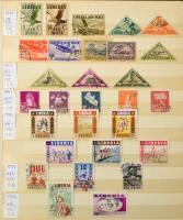 Libéria gyűjtemény sorokkal, blokkokkal az 1956-1985 közötti időszakból A4-es berakóban