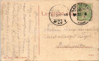 1907 Budapest XXII. Nagytétény, Löwy kastély. Szakály Károly kiadása 355. (W.L. ?) (EK)