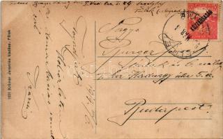 1919 Fülek, Filakovo; várrom. Krämer Jeremiás kiadása / Filakovsky hrad / castle ruins + "KÖZTÁ...