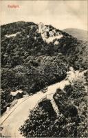 1910 Budapest XII. Zugliget, Tündér-szikla (kis szakadás / small tear)