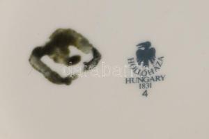 Hollóházi virágos padlóváza. Kézzel festett, jelzett, hibátlan 42 cm