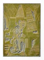 Tavaszy Noémi (1927-2018): 9 db fém nyomódúc-klisé, szlovákiai-felvidéki témában (Lőcse, Szepesvár, ...