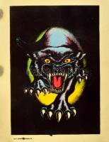 Vadmacska, plüsshatású poszter. Jelzett a plakáton. Apró lapszéli sérüléssel és elszíneződéssel. Feltekerve. 100x70 cm