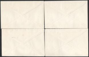 Poland 1962 (4 pcs) Lengyelország 1962 (4 db)