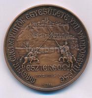 Kutas László (1936-2023) / Lebó Ferenc (1960-) 1992. "MÉE XXII. Vándorgyűlése Esztergom" kétoldalas bronz emlékérem (42,5mm) T:UNC Adamo EM3