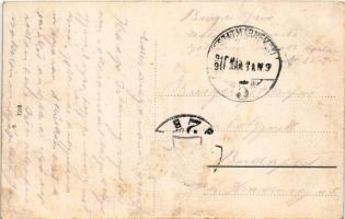 1916 Szatmárnémeti, Szatmár, Satu Mare; Barakk kórház, felvételi pavilon / Barakspital, Aufnahms Pav...