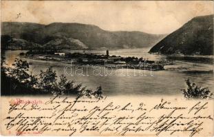 1904 Ada Kaleh, Török sziget Orsova alatt. G. Hutterer kiadása / Turkish island (fl)