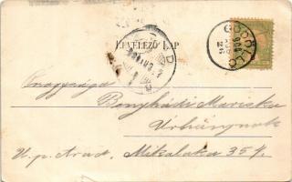 1904 Máriabesnyő (Gödöllő), vasútállomás. Neszveda Antal kiadása (szakadás / tear)