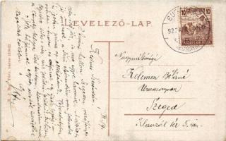 1923 Budakeszi, József főherceg tüdőbeteg katonák otthona, útépítési gépek. K. J. Bp. 1918/22. (EK)