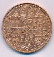 Tóth Sándor (1933-2019) 1985. "Szabolcs vezér - Nyíregyháza" kétoldalas Cu emlékérem (42,5...