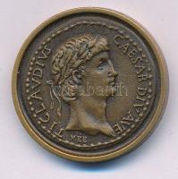 Kiss Sándor (1925-1999) 1988. "TI CLAVDIVS CAESAR DIVAVE / COLONIA CLAVDIA SAVARIA XLIII - SAVARIA MCMLXXXVIII" kétoldalas bronz MÉE emlékérem (29mm) T:AU Adamo SH9