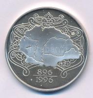 Fritz Mihály (1947-) 1996. "A honfoglalás emlékére - MÉE / 896-1996" kétoldalas, peremen j...