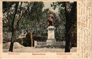 Balatonfüred, Kisfaludy szobor. Koller Károly kiadása (fa)