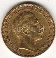D. Reich/Poroszország 1896 20M 7,965g  arany II. Wilhelm T:3+ aranyáron !