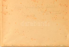 Reissmann Károly Miksa (1856-1917): Koponya (tanulmány), 1882. Szén, papír, jelzett, hátoldalán Bara...