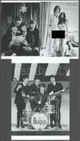 cca 1969 Beatles együttes tagjai, 3 db modern nagyítás, jelzés nélkül, az egyik felvétel szolidan erotikus, 21x15 cm és 15x10 cm