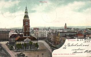 Opava Upper square clock tower