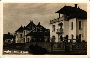 1940 Dés, Dej; villasor / villas. photo (EK)