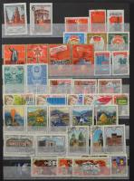 Vegyes külföldi, főleg európai bélyegek, blokkok 6 lapos A4 berakóban