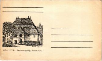 1977 Sepsiszentgyörgy, Sfantu Gheorghe; Székely kúria / Szekler house (non PC) s: Vigh István (EK)