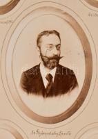 1899 A Budapesti Kir. Magyar Tudományegyetem Történelmi Seminariuma 1898-1899 tablófotója, rajta ism...