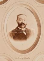 1899 A Budapesti Kir. Magyar Tudományegyetem Történelmi Seminariuma 1898-1899 tablófotója, rajta ism...