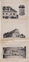 Kolozsvár, Cluj; leporellofüzet 9 képpel, papír tokban / leporello postcard booklet, with 9 images, in paper case (r)