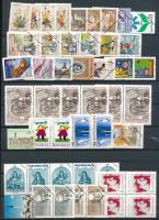 1989-1993 MINTA bélyegek összeállítása, kb. 78 db bélyeg A/4-es berakólap mindkét oldalán