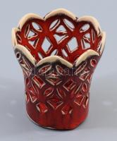 Szabó Kata mécsestartó, jelzés nélkül, hibátlan, m: 9 cm