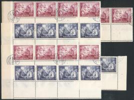 1952 Rákosi 10-10 db 60f és 2Ft alsó üres mezővel (24.000)