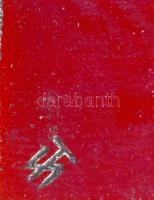 Tavaszy Noémi (1927-2018): Fölszállott a páva. Fém nyomódúc-klisé. Jelzett a dúcon. Tavaszy Noémi au...