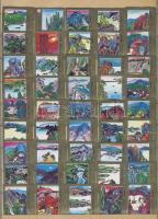 80 darab gyufacímke, sok kínai, osztrák és német, sorozatok