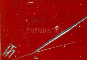 Tavaszy Noémi (1927-2018): Az öreg Kúnné (Ady Endre). Fém nyomódúc-klisé. Jelzett a dúcon. Tavaszy N...