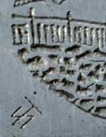 Tavaszy Noémi (1927-2018): Cifra szűrömmel (Ady Endre). Fém nyomódúc-klisé. Jelzett a dúcon. Tavaszy...