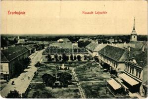 Érsekújvár, Nové Zámky; Kossuth Lajos tér, Nemzeti szálloda, Steiner üzlete. W.L. Bp. 426. / square, shops, hotel (b)