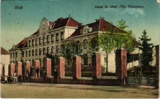 1928 Nagyenyed, Aiud; Liceul de baieti Titu Maiorescu / főgimnázium / grammar school (EK)