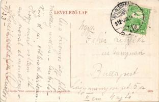 1912 Galánta, Fő utca, templom, Takarékpénztár, Ottinger Károly üzlete. Első galántai könyvnyomda és...